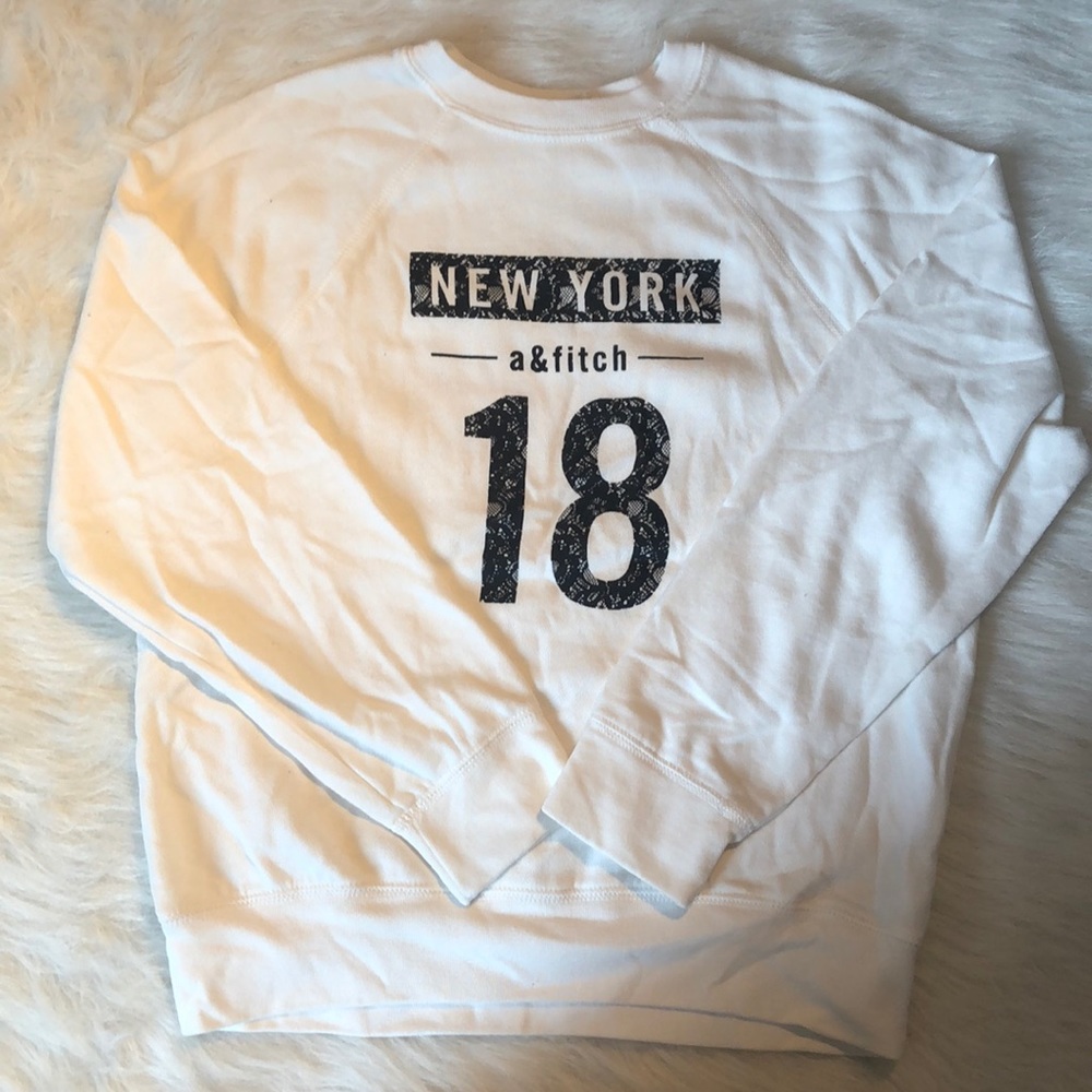 Abercrombie Kids Crewneck Fleece w/ Centered Logo